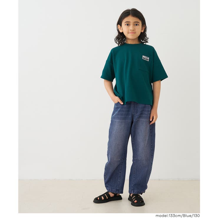 デニムバレルレッグパンツ キッズ | coca | 詳細画像10 