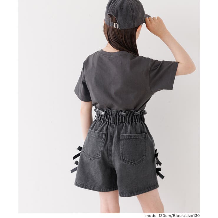デニムリボンショートパンツ  | coca | 詳細画像4 