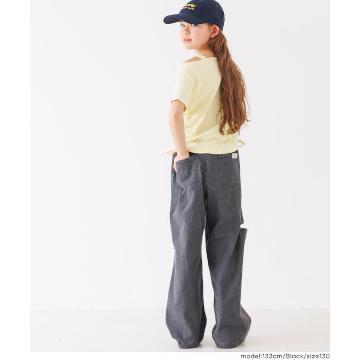サイドカットダメージパンツ キッズ | coca | 詳細画像11 