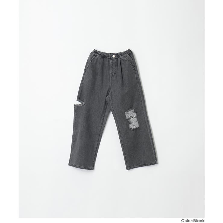 サイドカットダメージパンツ キッズ | coca | 詳細画像16 