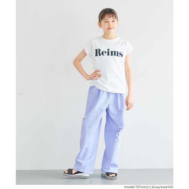 サイドカットダメージパンツ キッズ | coca | 詳細画像2 