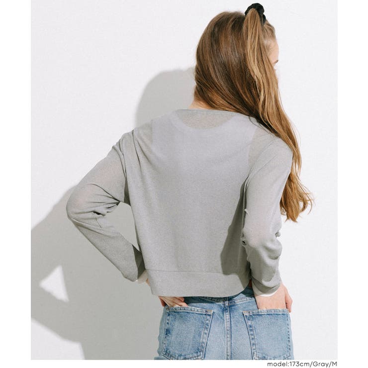 シアージョーゼットレイヤードカーディガン | coca | 詳細画像11 