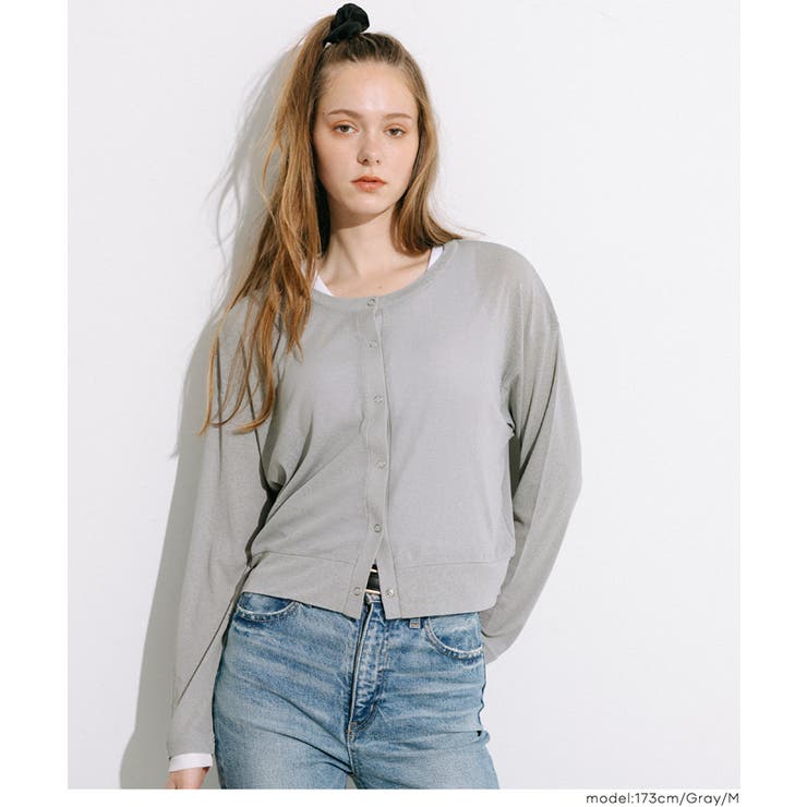 シアージョーゼットレイヤードカーディガン | coca | 詳細画像12 