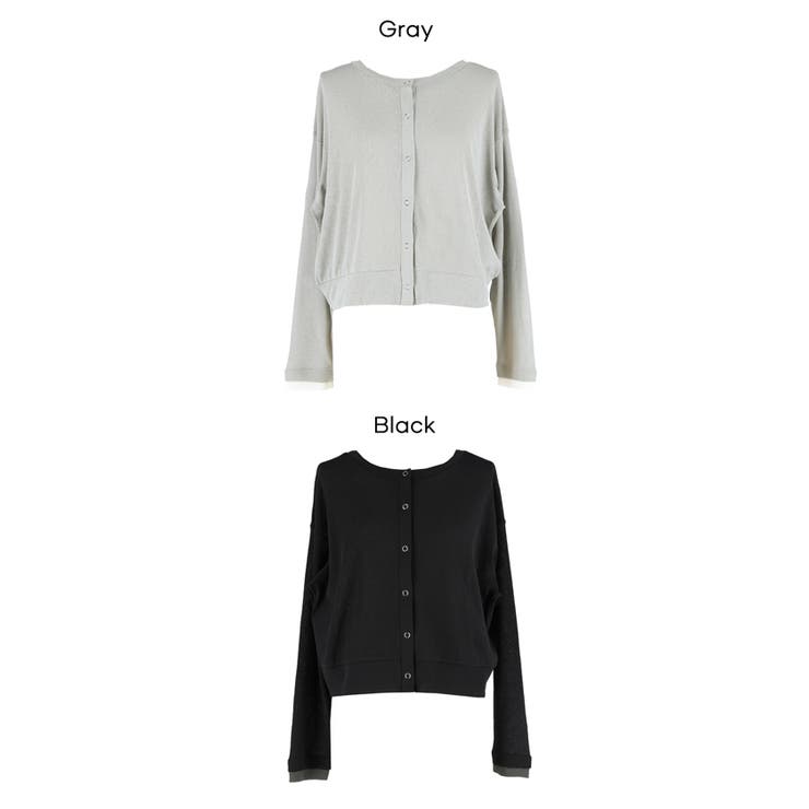 シアージョーゼットレイヤードカーディガン | coca | 詳細画像18 