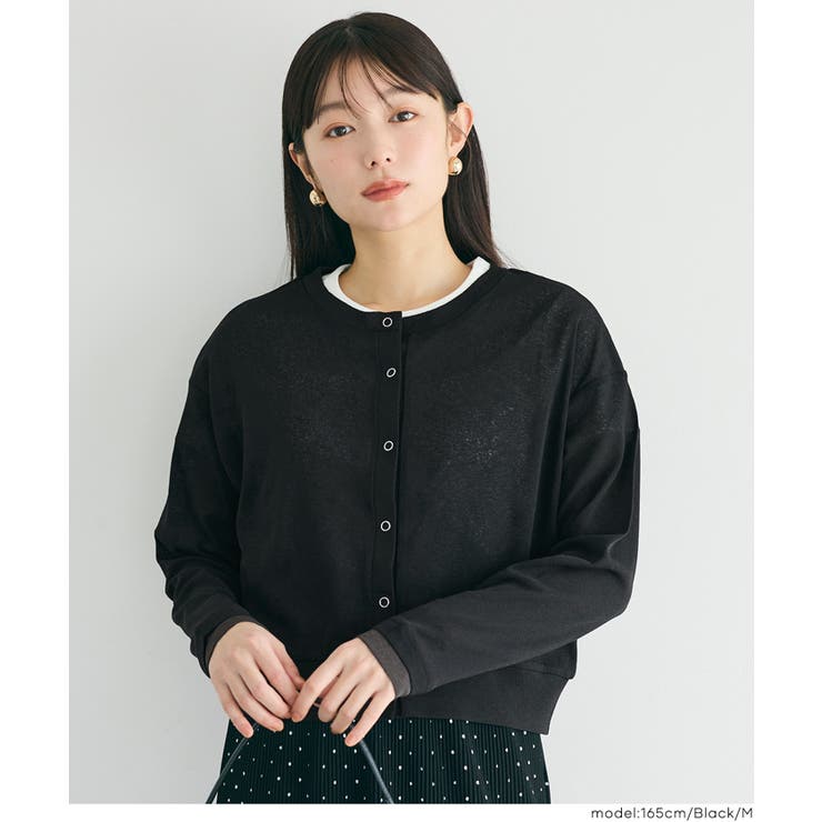 シアージョーゼットレイヤードカーディガン | coca | 詳細画像4 