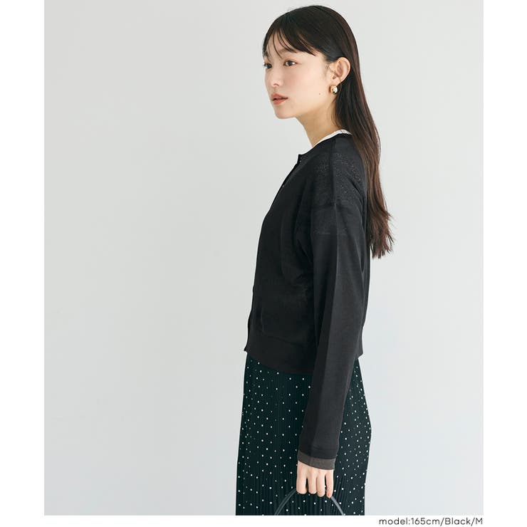 シアージョーゼットレイヤードカーディガン | coca | 詳細画像5 