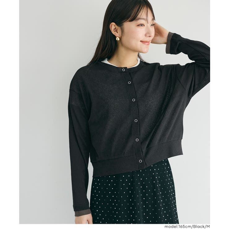 シアージョーゼットレイヤードカーディガン | coca | 詳細画像7 