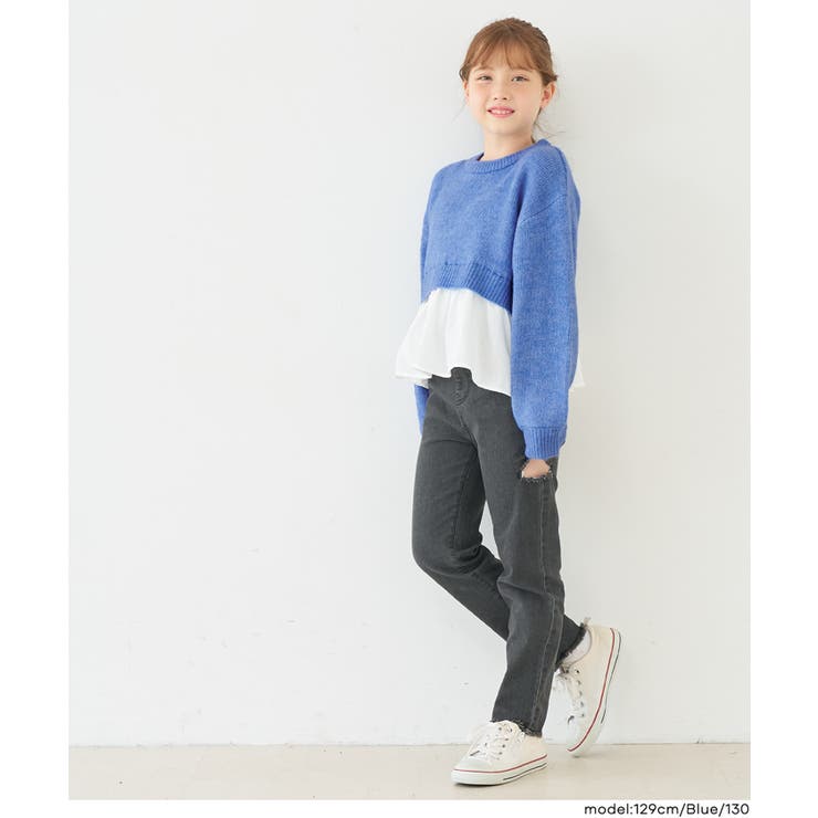 親子お揃いドッキングギャザーニット(36-251211202-16) | coca | 詳細画像12 