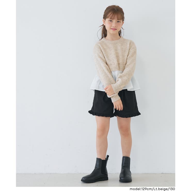 親子お揃いドッキングギャザーニット(36-251211202-16) | coca | 詳細画像4 