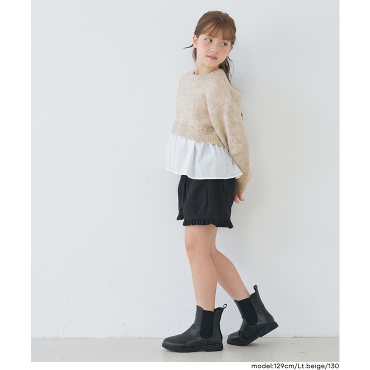 親子お揃いドッキングギャザーニット(36-251211202-16) | coca | 詳細画像6 