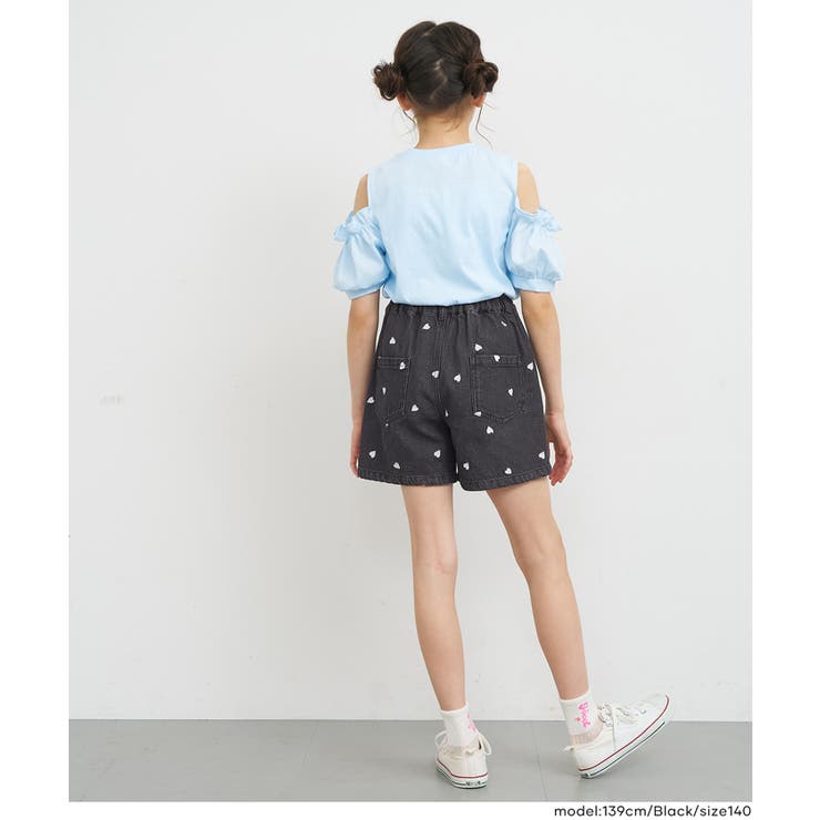 デニムハート刺繍ショートパンツ | coca | 詳細画像13 