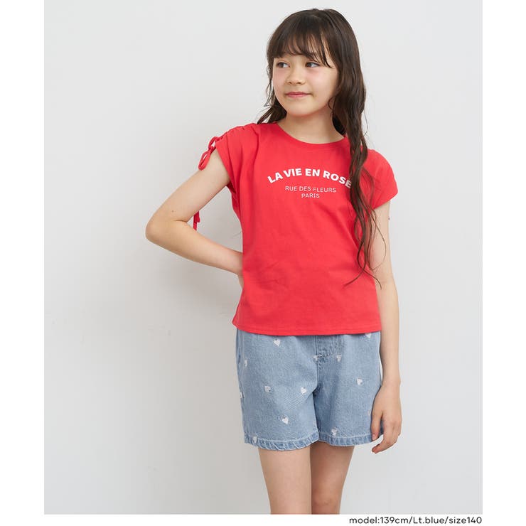デニムハート刺繍ショートパンツ | coca | 詳細画像5 