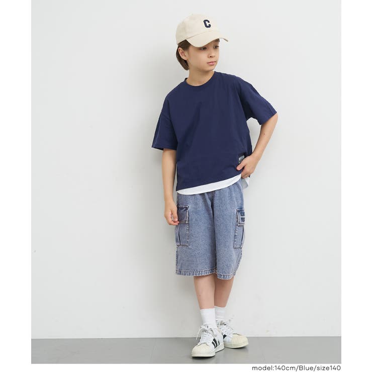 デニムカーゴハーフパンツ | coca | 詳細画像6 