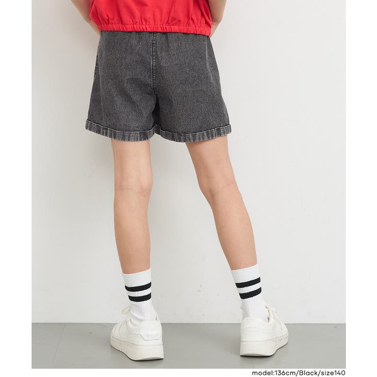 デニムハートバックルショートパンツ | coca | 詳細画像4 