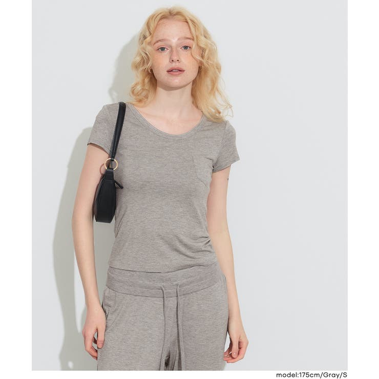 ［Gray］ | とろみポケットTシャツ | coca