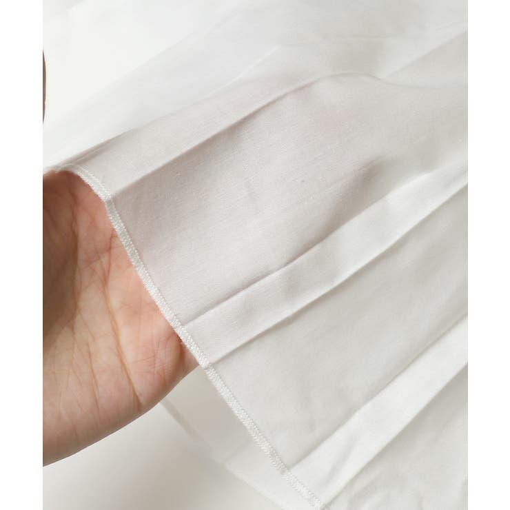 ニットドッキングプリーツブラウス(36-260303001-09) | coca | 詳細画像7 
