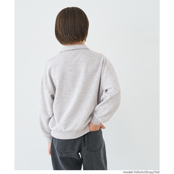ポロカラースウェットトップス(36-260521302-19) | coca | 詳細画像4 