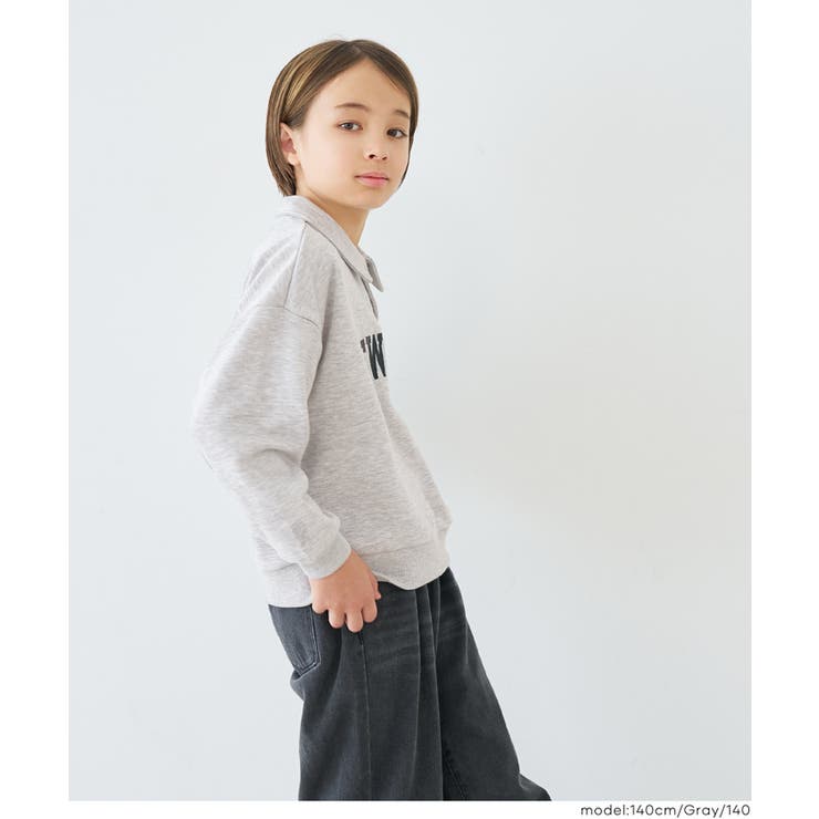 ポロカラースウェットトップス(36-260521302-19) | coca | 詳細画像7 