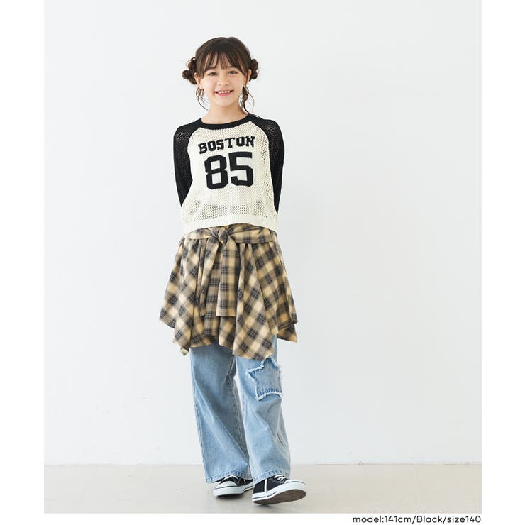 メッシュニットロゴトップス | coca | 詳細画像4 