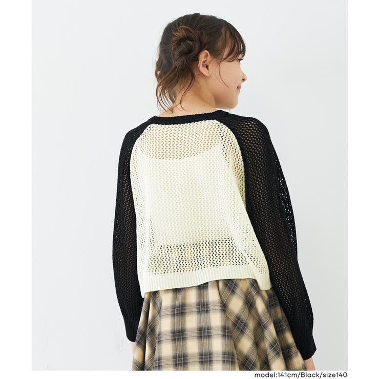 メッシュニットロゴトップス | coca | 詳細画像5 