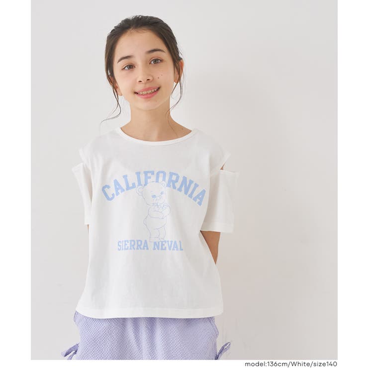 肩あきバッククロスTシャツ | coca | 詳細画像10 