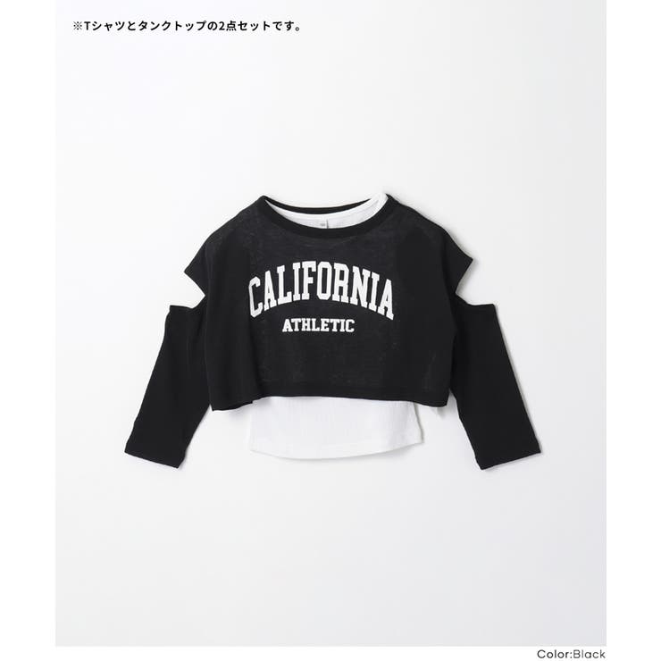 肩あきシアートップス＆タンクトップ 2点セット | coca | 詳細画像17 
