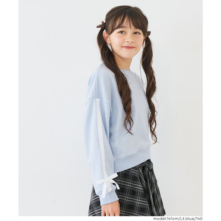 ラインリボンスウェットトップス(36-260533204-20) | coca | 詳細画像3 