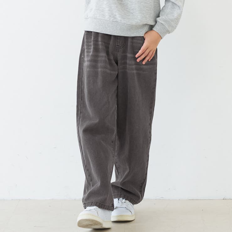 デニムワイドパンツ(36-260533302-10) | coca | 詳細画像1 