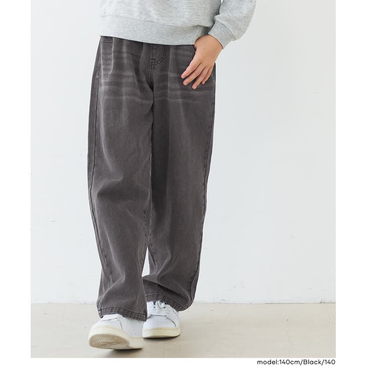 デニムワイドパンツ(36-260533302-10) | coca | 詳細画像4 