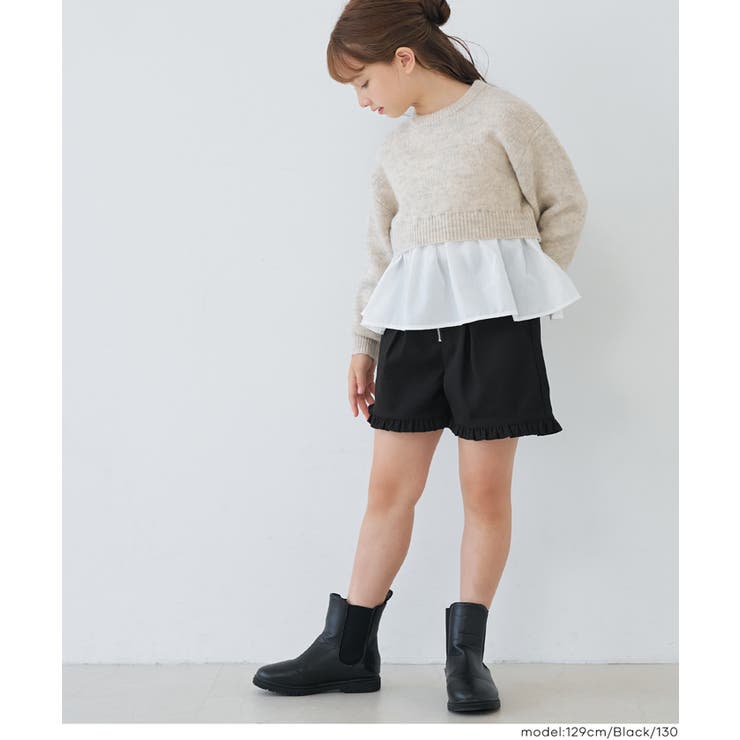 フリルショートパンツ(36-260534201-10) | coca | 詳細画像12 