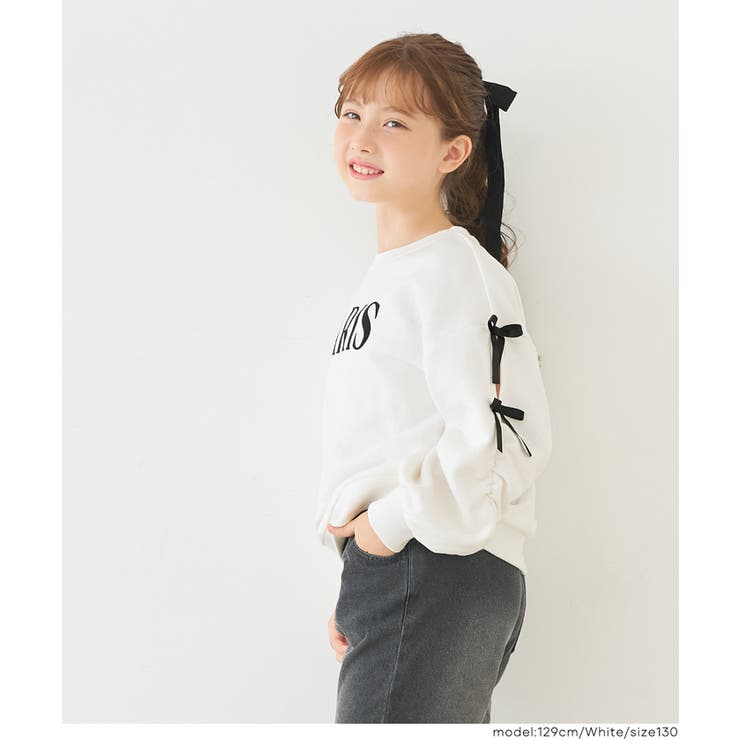 シャーリング肩あきスウェットトップス | coca | 詳細画像3 