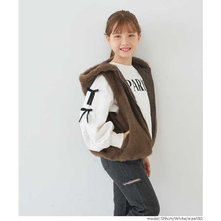 シャーリング肩あきスウェットトップス | coca | 詳細画像7 