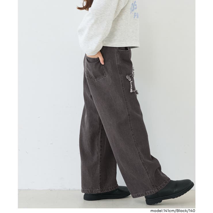 スターパッチデニムパンツ(36-260534206-20) | coca | 詳細画像13 