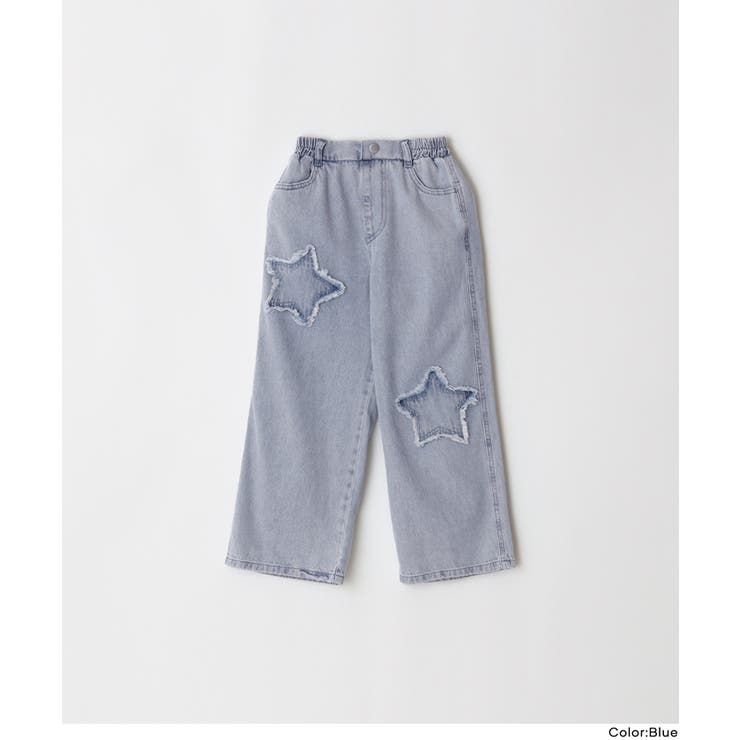 スターパッチデニムパンツ(36-260534206-20) | coca | 詳細画像17 