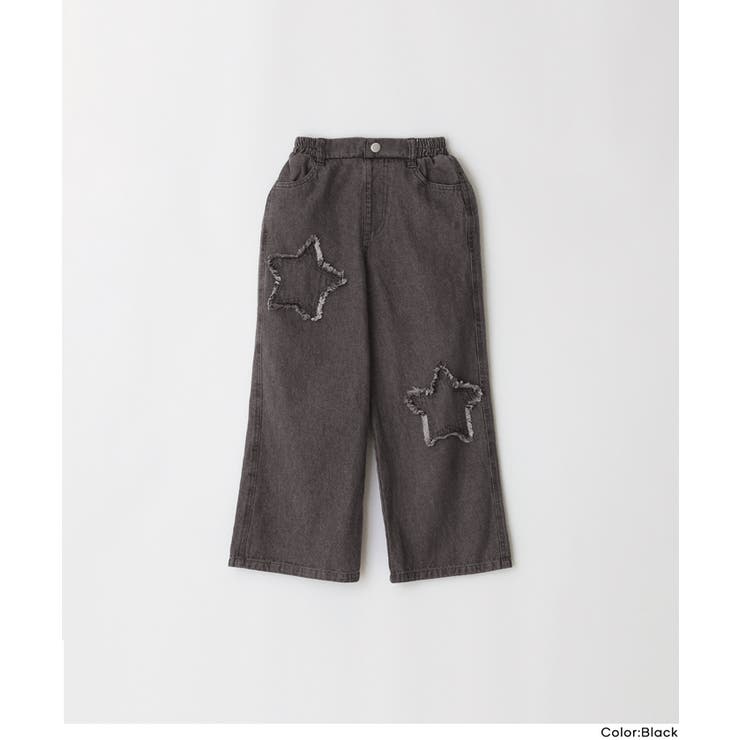 スターパッチデニムパンツ(36-260534206-20) | coca | 詳細画像18 