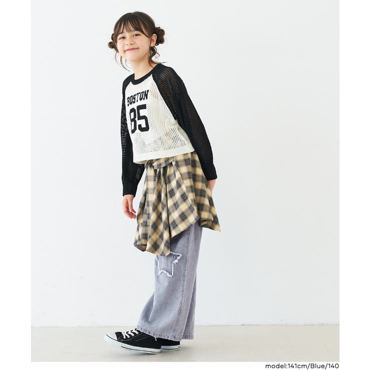 スターパッチデニムパンツ(36-260534206-20) | coca | 詳細画像7 
