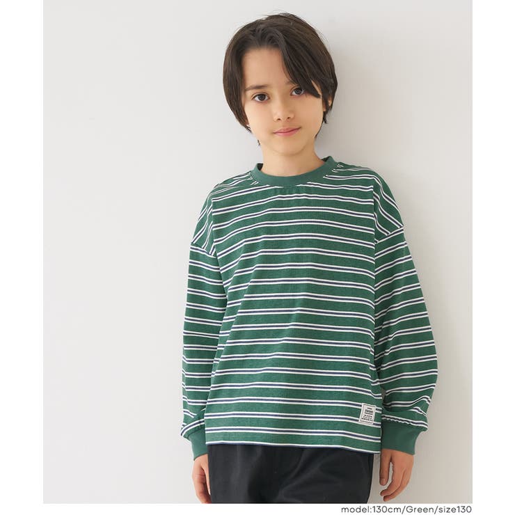 ボーダーロングTシャツ | coca | 詳細画像7 