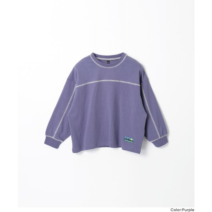 配色ステッチビッグTシャツ | coca | 詳細画像15 