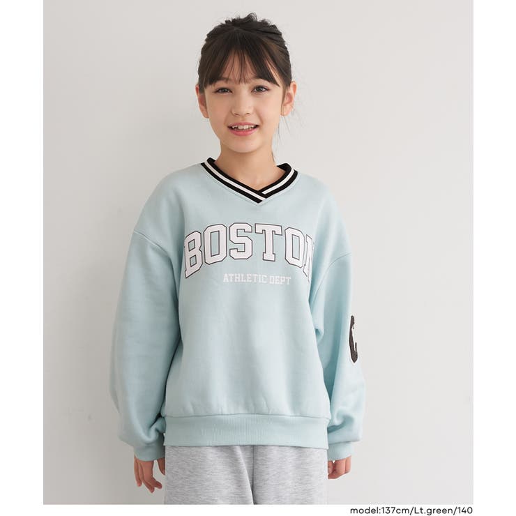 裏起毛ワッペンスウェットトップス(36-260611201-19) | coca | 詳細画像2 