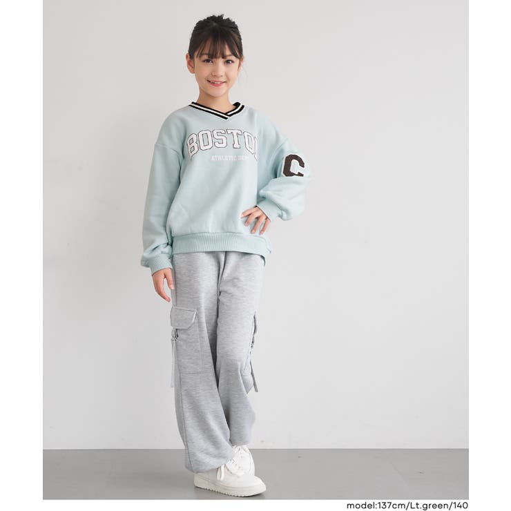 裏起毛ワッペンスウェットトップス(36-260611201-19) | coca | 詳細画像5 