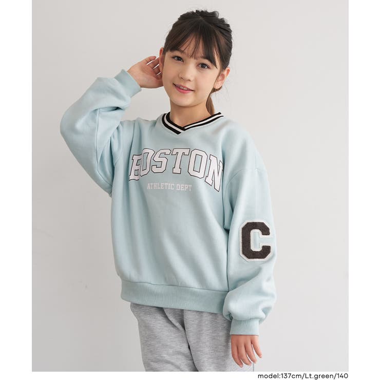 裏起毛ワッペンスウェットトップス(36-260611201-19) | coca | 詳細画像6 