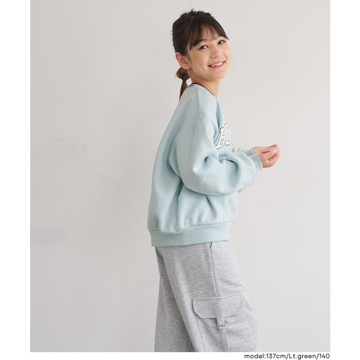 裏起毛ワッペンスウェットトップス(36-260611201-19) | coca | 詳細画像7 
