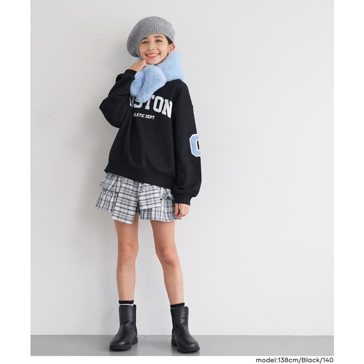 裏起毛ワッペンスウェットトップス(36-260611201-19) | coca | 詳細画像10 