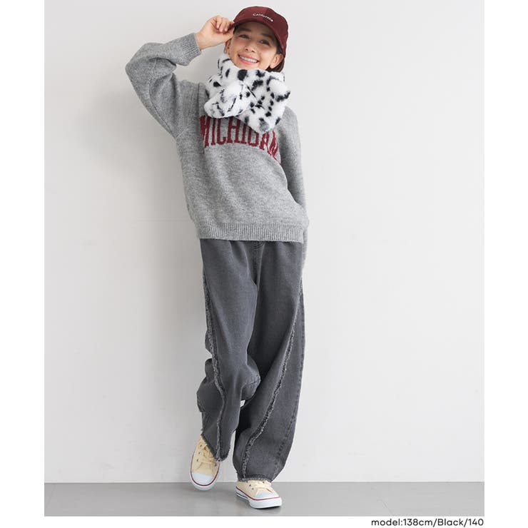 デニムフリンジバレルレッグパンツ(36-260634203-20) | coca | 詳細画像13 