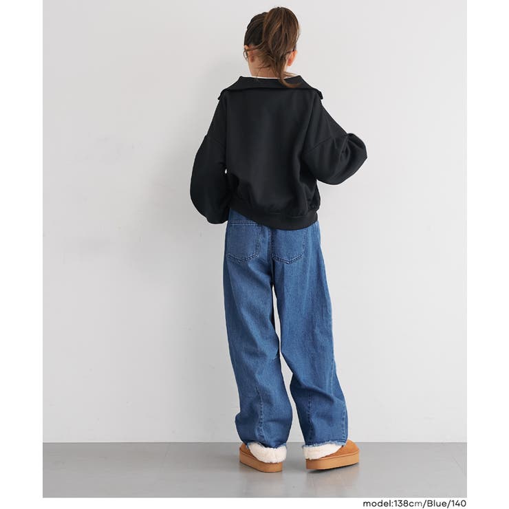 デニムフリンジバレルレッグパンツ(36-260634203-20) | coca | 詳細画像4 