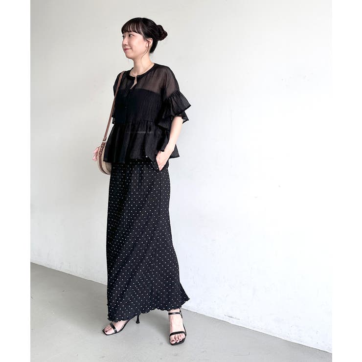 【再入荷】シアーフリルブラウス | coca | 詳細画像28 