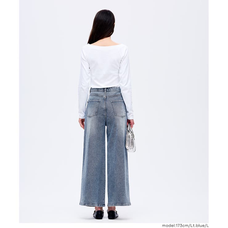 【26ss】ムーヴデニムワイドパンツ | coca | 詳細画像15 