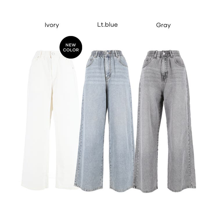 【SUMMER DENIM】サマーデニムウエストゴムイージーパンツ〈26ss新色… | coca | 詳細画像24 