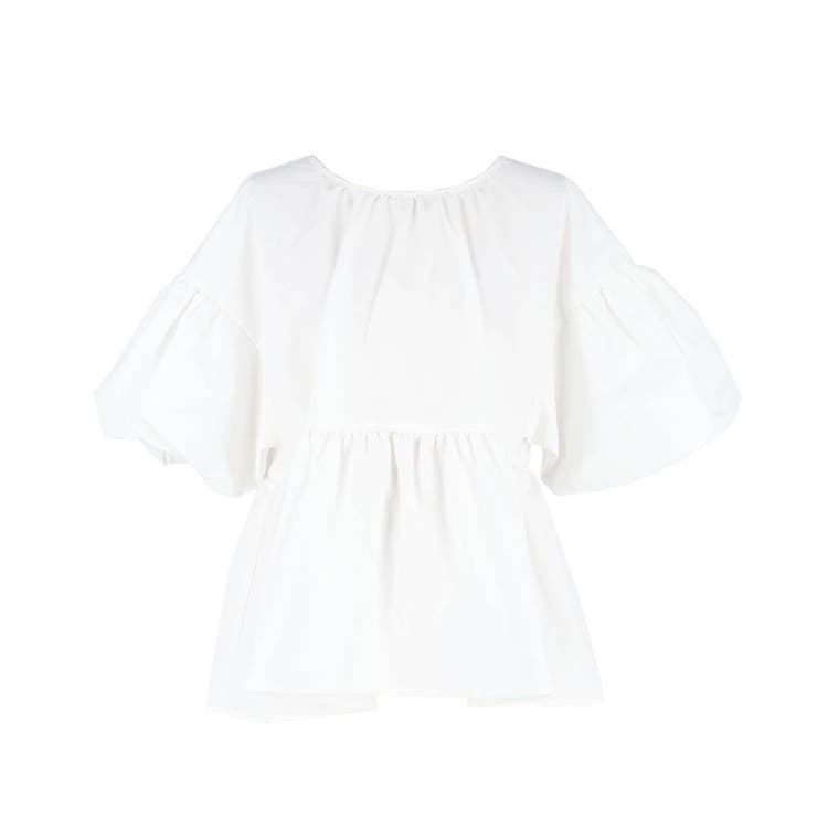 ［White］ | 〈26ss新色登場〉パリフワバックリボンブラウス | coca