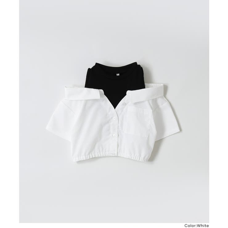 タンクドッキングオープンショルダーシャツ キッズ | coca | 詳細画像16 